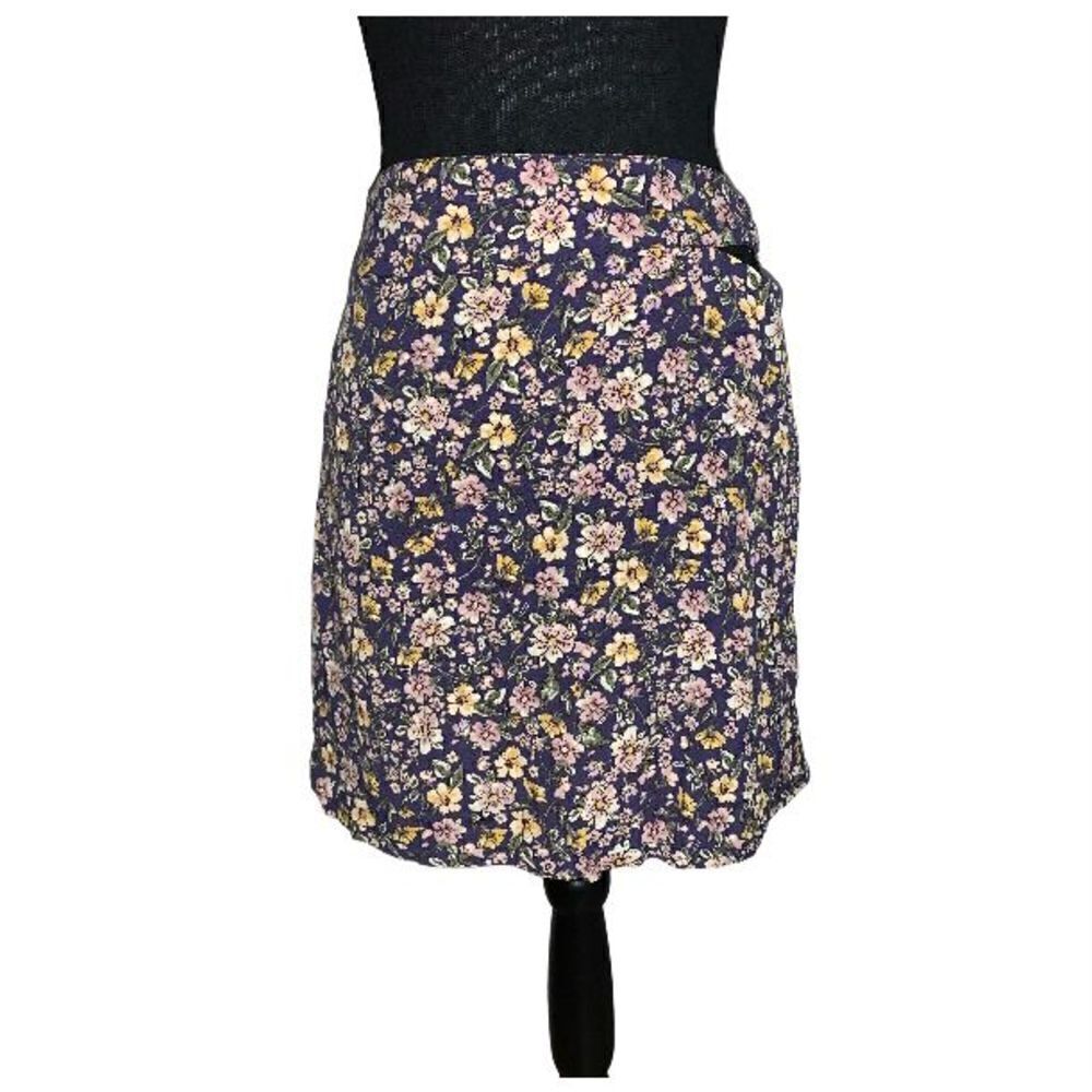 Elodie Floral Print Side Cutout Mini Skirt